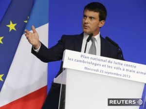 Francúzsky minister vnútra Manuel Valls. Autor: Reuters, PHILIPPE WOJAZER 